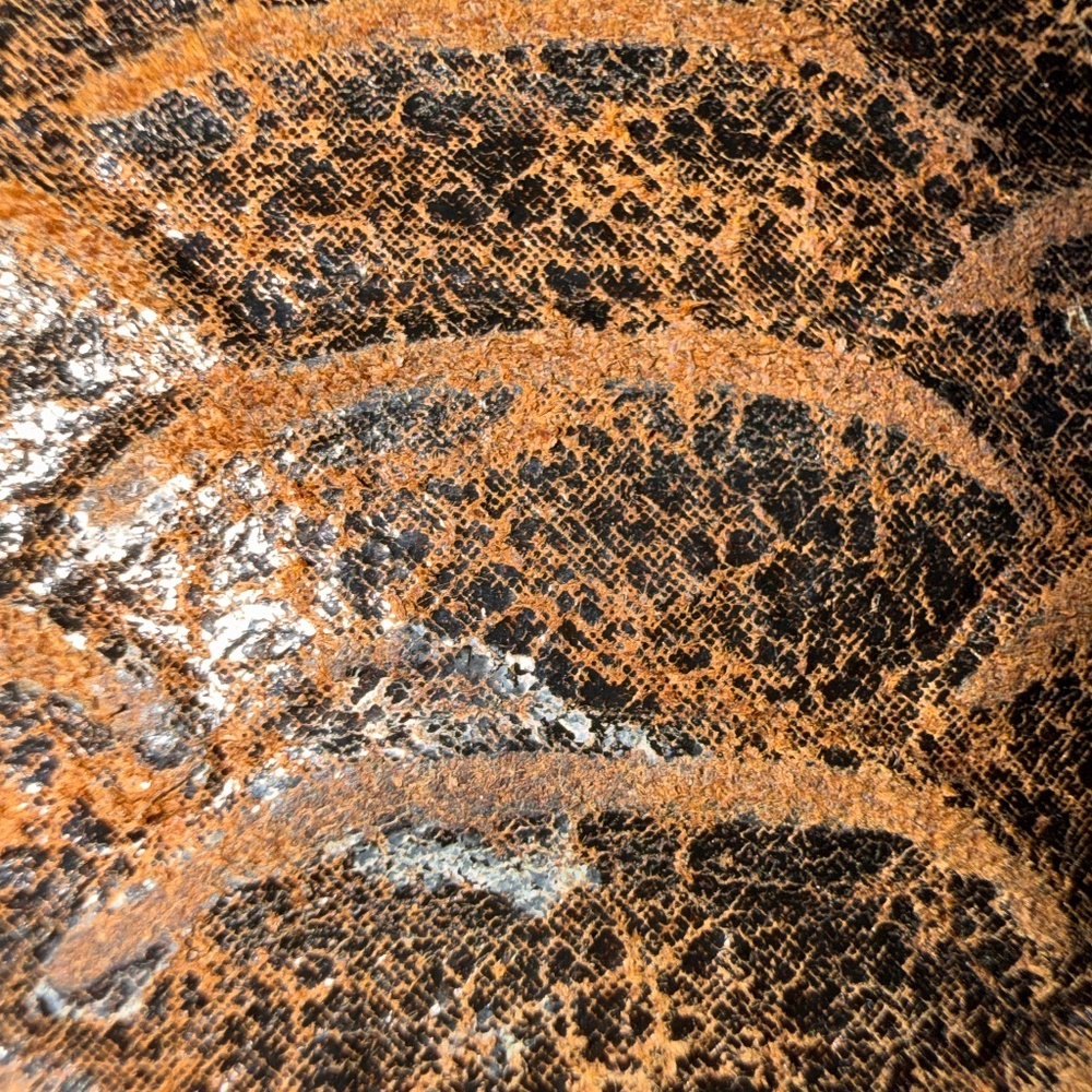 Michael Kors Brown Python Embossed Leather Satchel - image 9